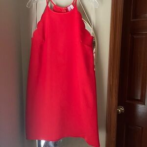 Red Sleeveless Dress